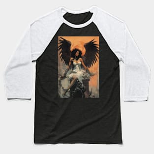 Angel Lady Baseball T-Shirt